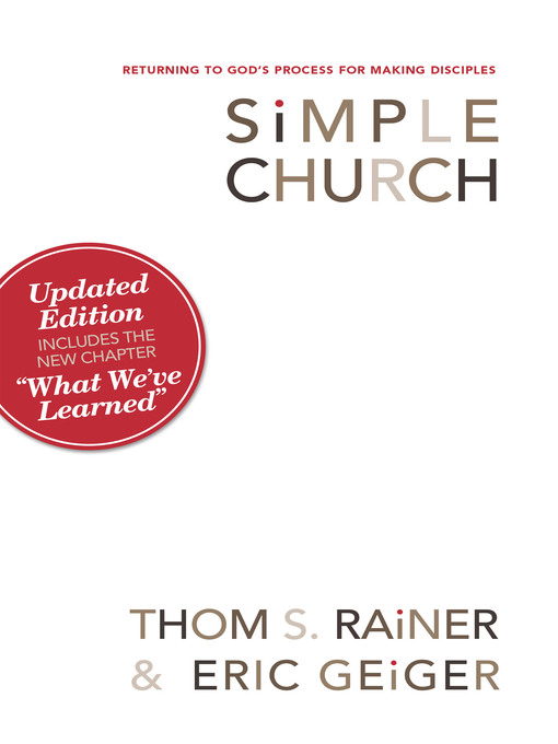 Title details for Simple Church by Thom S. Rainer - Wait list